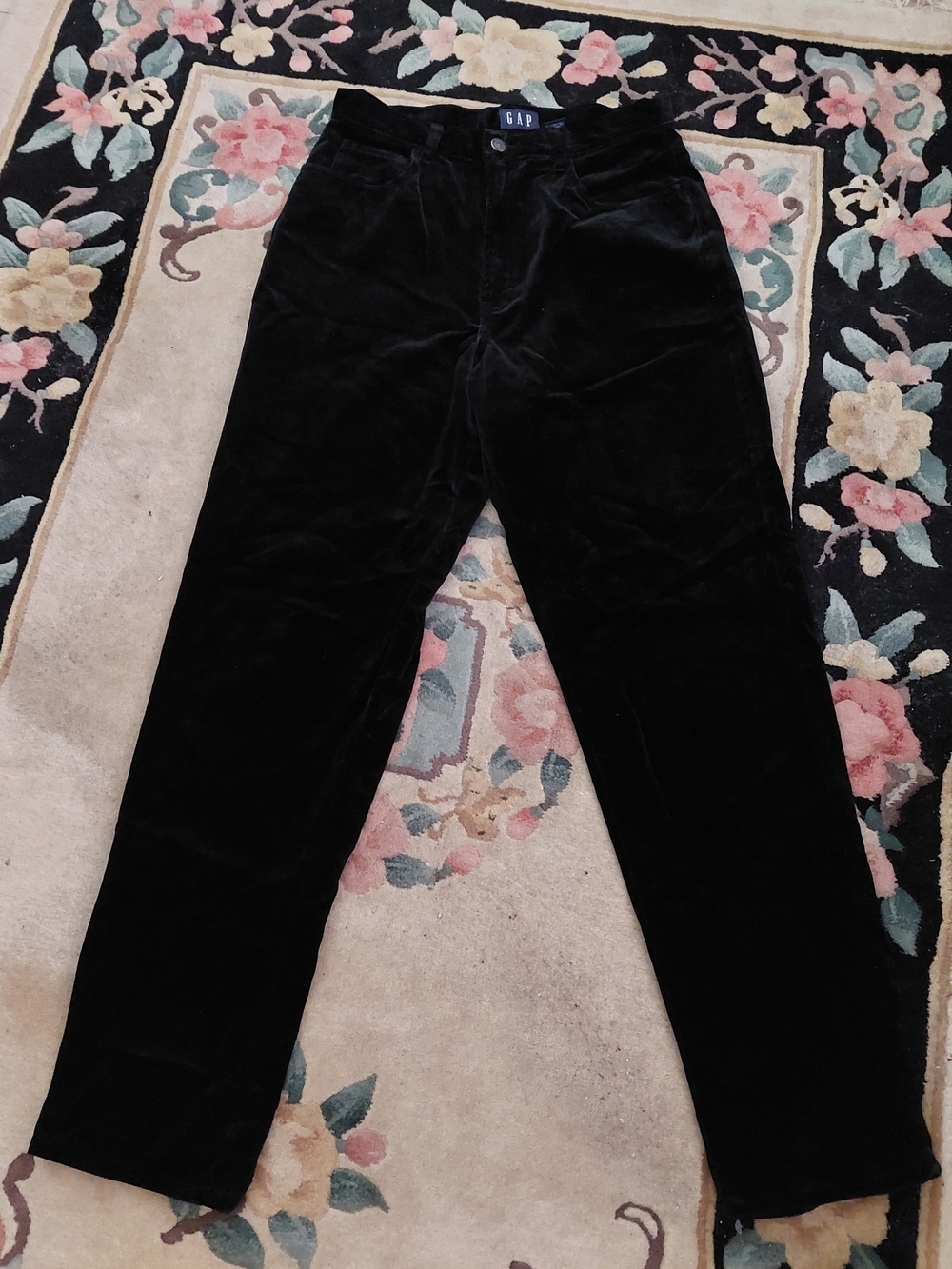 GAP Black Velvet Pants